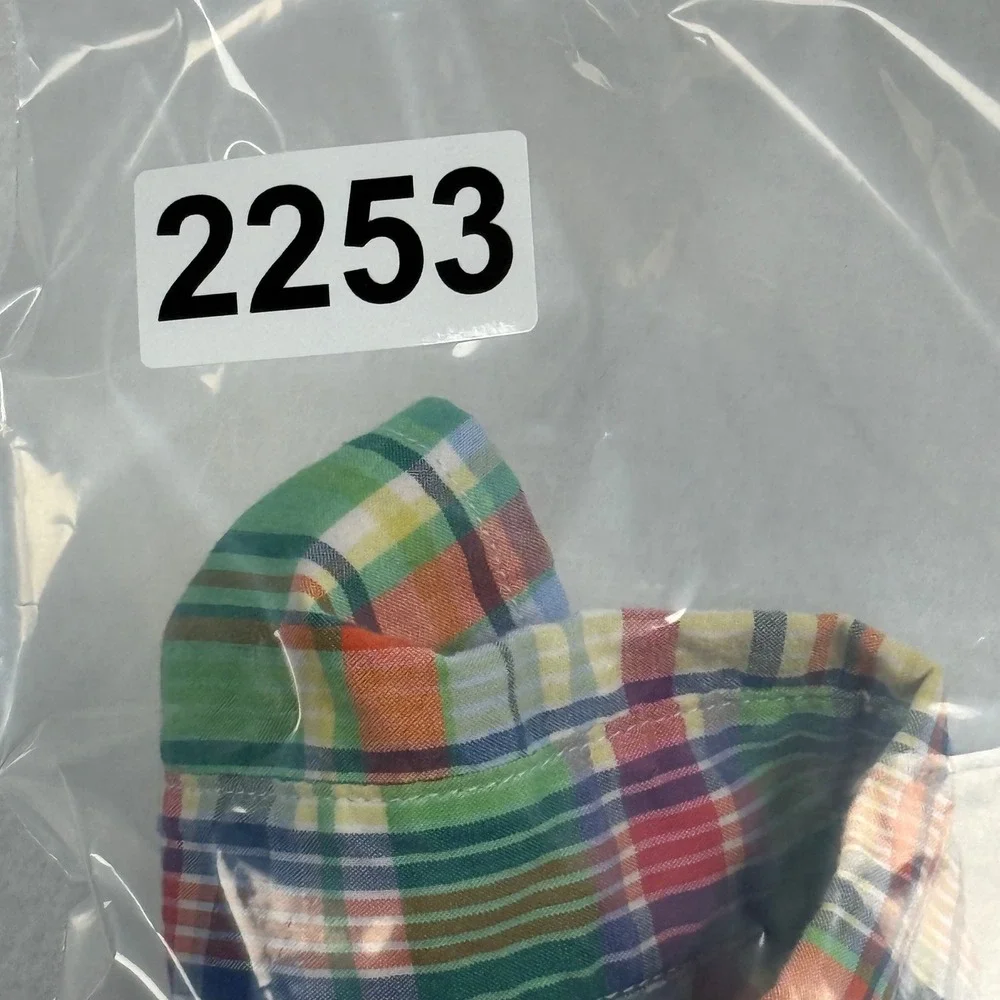 Ralph Lauren Kids Button Down Shirt‎ Plaid Short Sleeve Size 4 4T